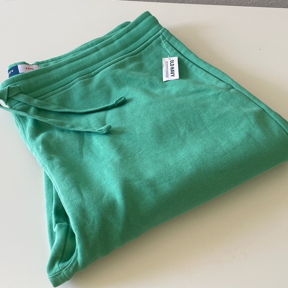 Old Navy Jogger Sweatpants Green Lounge Pants Fleece